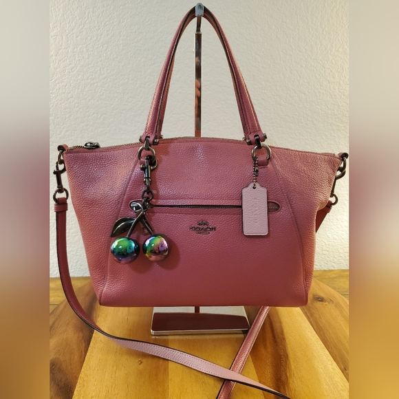 COACH PRAIRIE SATCHEL PINK COLORBLOCK IN GOOD CLEAN CONDITION! - Picture 1 of 12